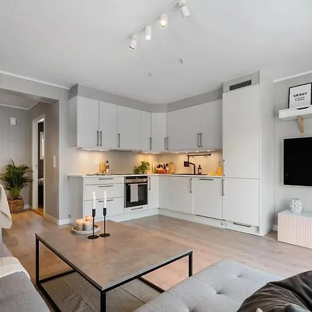 Lägenhet Bright And Modern 2-bed With Parking, Bbq And Bergen