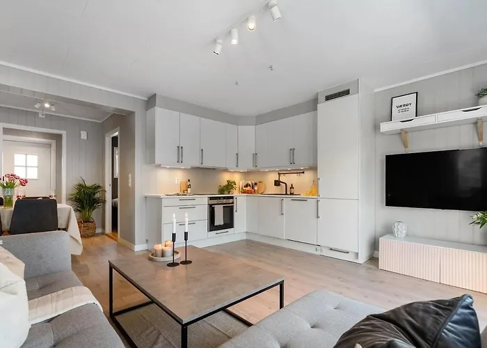 Lägenhet Bright And Modern 2-bed With Parking, Bbq And Bergen