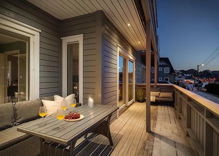 Bright And Modern 2-bed With Parking, Bbq And * 베르겐